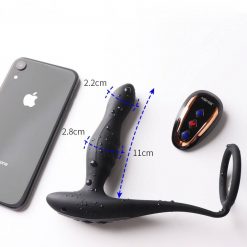 Bunda anal plug massageador de próstata vibrador gay sexo masculino brinquedos para casais orgasmo masturbador carregamento aquecimento erótico produtos Inserção Plug anal