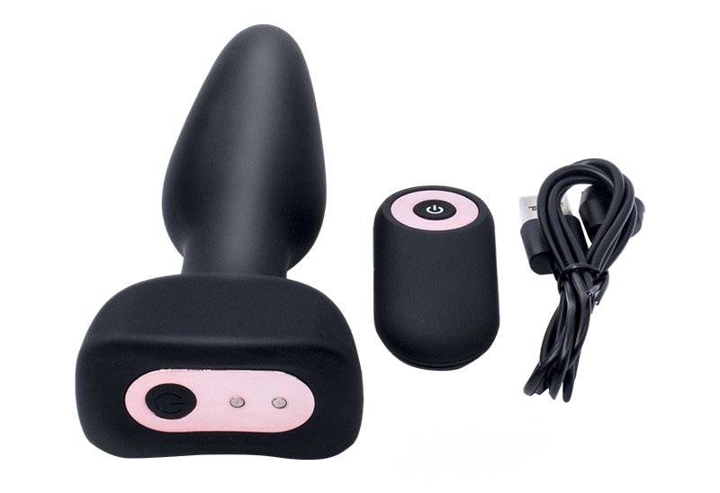 Remoto butt plug 7 frequências de vibração magnetismo condução impacto onda anal plugues bdsm brinquedos bens íntimos para massagem próstata