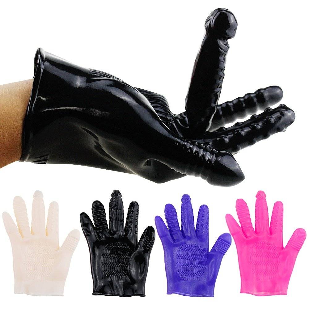 Sex Gloves Plam Dildo Masturbation Erotic Sex Toys For Couples Vagina Stimulator Self-comforting Breast Nipple Massage BDSM Toy