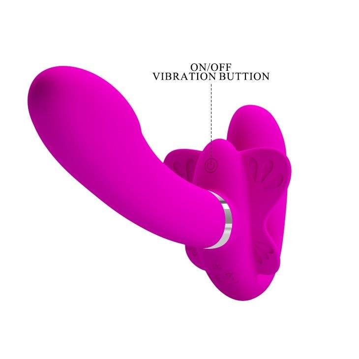 Novo duplo vibratório g-spot clitóris vibradores usar strapless strapon dildo anal plug sexo brinquedos para mulheres casais lésbicas