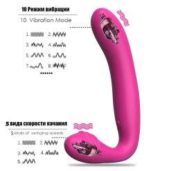 Strapon Dildo Vibrators for Women Double motor massage anal Clitoris vaginal G spot Gay Adult Erotic Intimate Sex Toy for Couple Vibradores