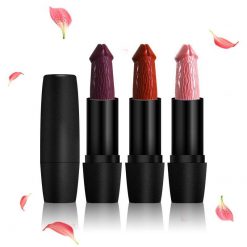 Batom Forma de Pênis Matte Longa Duração Sexy Lips Vestuário Jogos Adultos