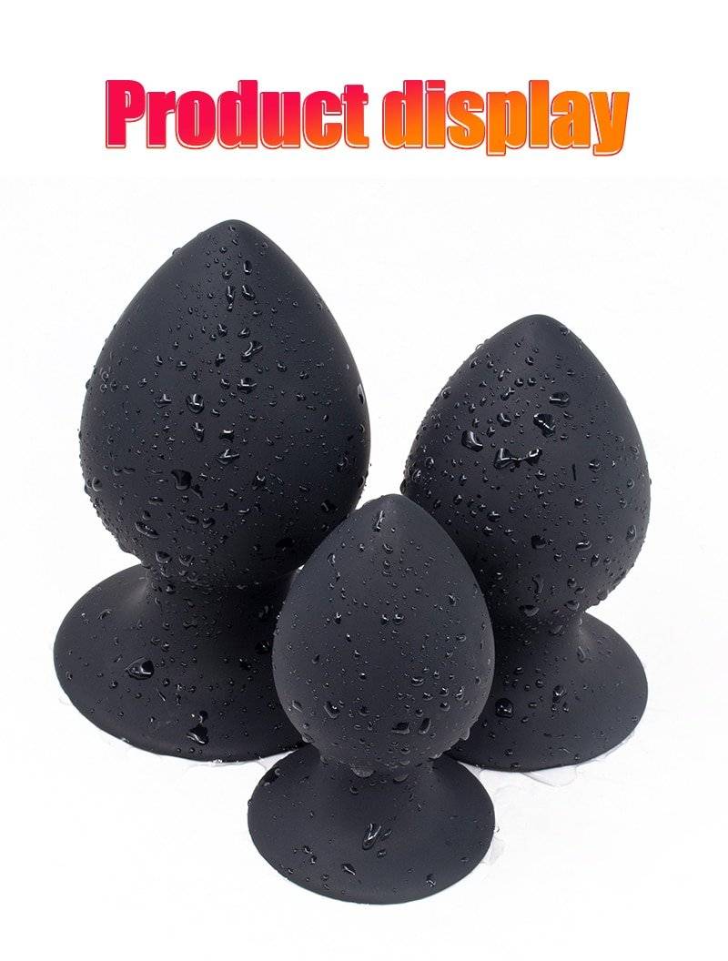 Squeezable enorme butt plug com otário silicone macio anal plug espéculo ânus pesado próstata massageador anal brinquedos sexuais para mulher