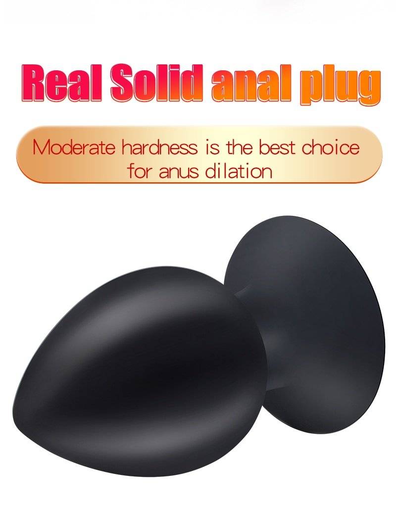 Squeezable enorme butt plug com otário silicone macio anal plug espéculo ânus pesado próstata massageador anal brinquedos sexuais para mulher