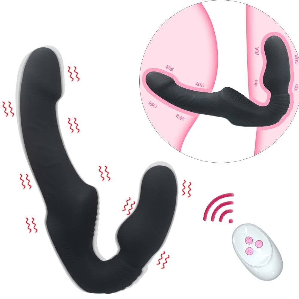 10 velocidades strapless strapon vibrador vibrador feminino duplo vibratório g ponto adulto brinquedos sexuais para mulheres casal anal próstata massageador