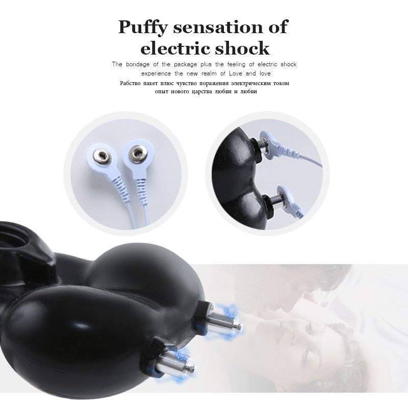Silicone escroto pênis squeeze pênis mangas choque elétrico masturbador brinquedos sexuais vibra castidade bondage electro estimulador
