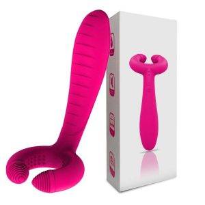 Vibrador Triplo G-Spot Estimulador Vaginal e Clitóris Vibradores