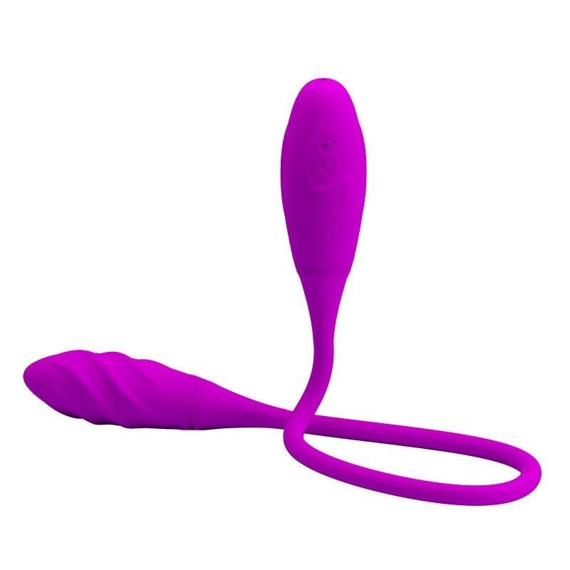 Vibrador anal para mulheres, duas pontas, estimulador de clitóris e bunda anal, brinquedo sexual