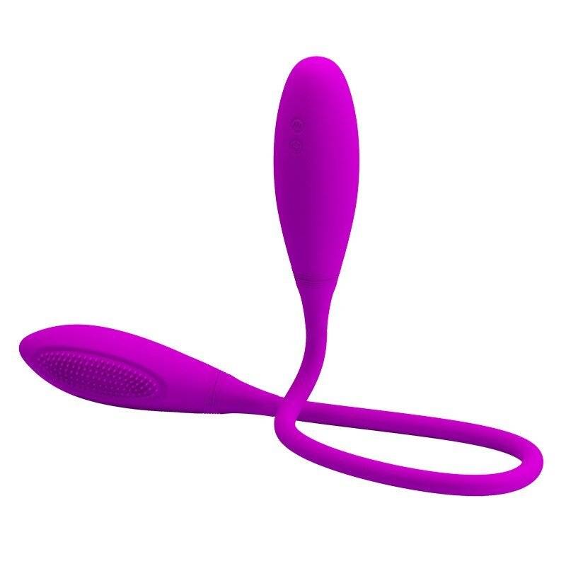 Vibrador anal para mulheres, duas pontas, estimulador de clitóris e bunda anal, brinquedo sexual