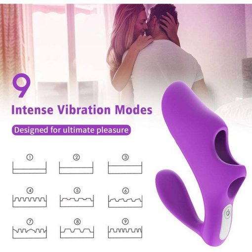 Vibrador de dedo para ponto g, brinquedo sexual para casais com controle remoto, estímulo clitoriano, à prova d’água, para iniciantes Vibradores