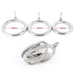 Aço inoxidável lockable galo gaiola masculino dispositivo de castidade cinto com anel cravado bdsm fetiche pênis anel mangas brinquedos sexuais para homem Cintos de Castidade