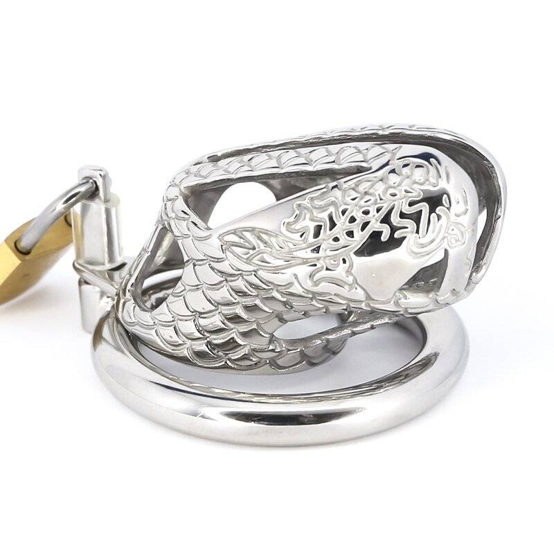 Aço inoxidável lockable galo gaiola masculino dispositivo de castidade cinto com anel cravado bdsm fetiche pênis anel mangas brinquedos sexuais para homem