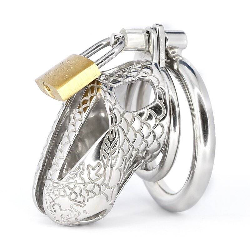 Aço inoxidável lockable galo gaiola masculino dispositivo de castidade cinto com anel cravado bdsm fetiche pênis anel mangas brinquedos sexuais para homem