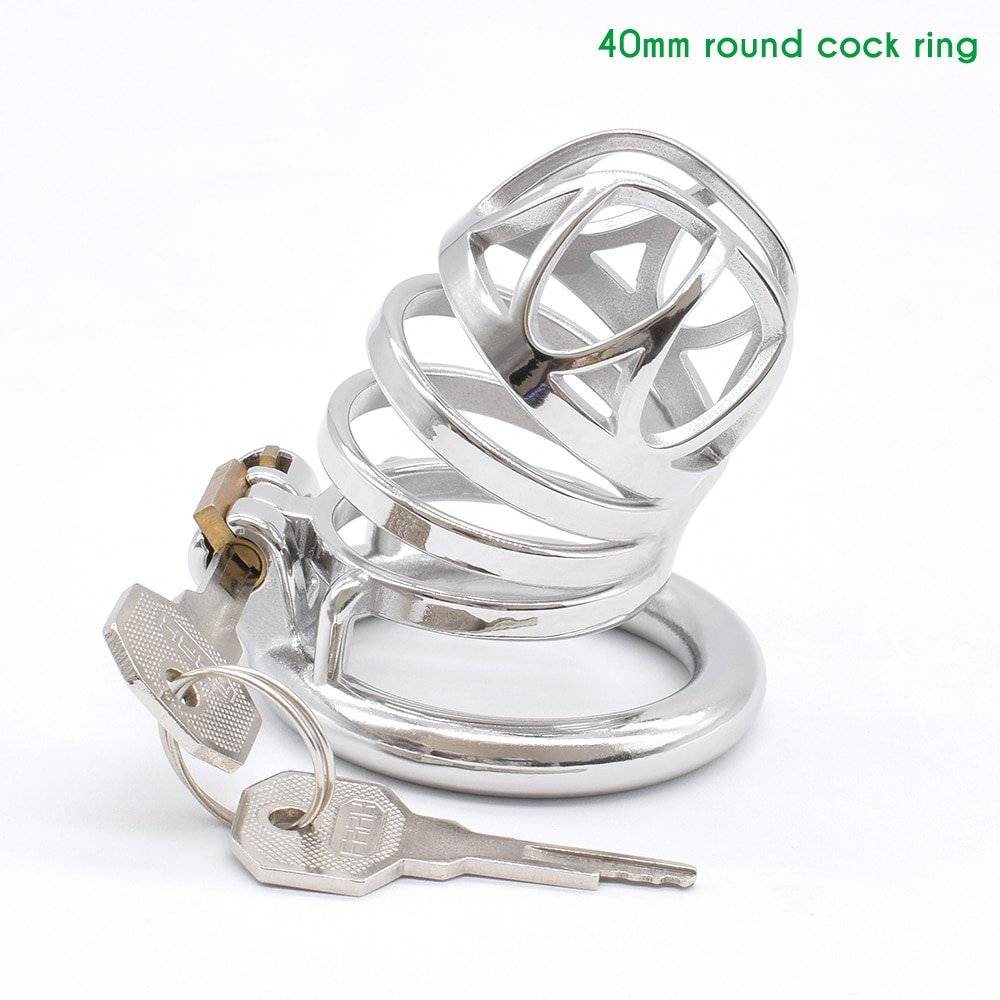 Nuun aço inoxidável gaiola de castidade metal bondage sexo kinky brinquedos para homens prisão pássaro galo-lock sissy bdsm mainstream sexo produto