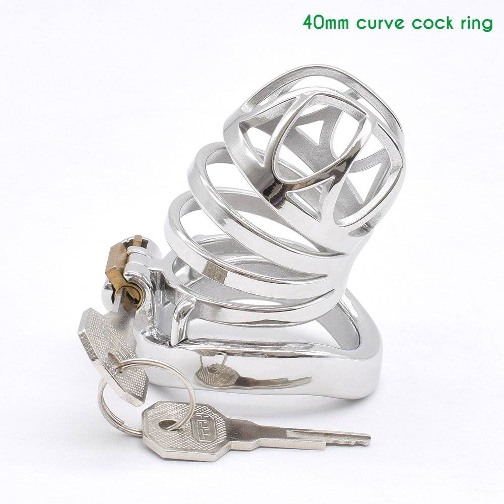 Nuun aço inoxidável gaiola de castidade metal bondage sexo kinky brinquedos para homens prisão pássaro galo-lock sissy bdsm mainstream sexo produto