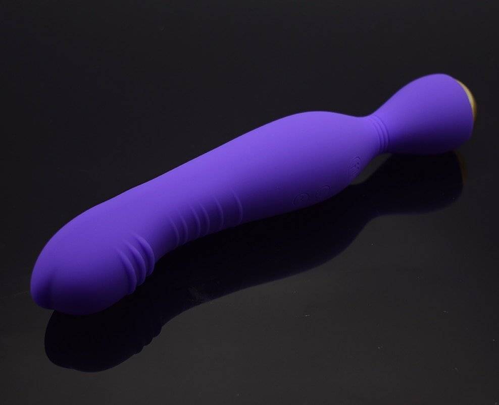 Faak varinha de silicone vibrador poderoso usb recarga cabeça dupla vibratória plug anal clit masturbação massagem próstata vibrador anal