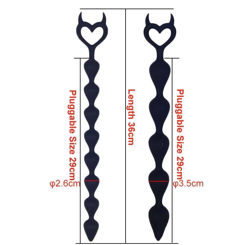 36cm de comprimento contas anal bunda plug sex shop silicone anal estimulador bolas próstata massageador buttplug brinquedos sexuais para adultos