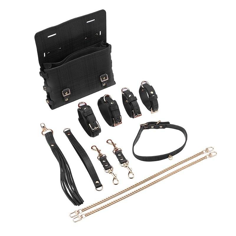 Bdsm conjunto de jogos adultos estimular a escravidão escravo restrições de pelúcia sexo algemas chicote flertar acessórios eróticos brinquedos sexuais para casais