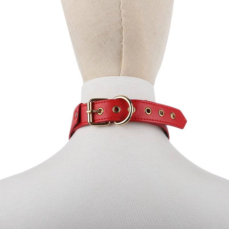 Couro do plutônio coleira de cachorro e coleira pescoço escravidão restrição com corrente de aço adulto escravo traje jogo sm brinquedo sexo para casal