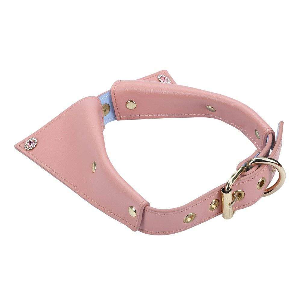 Couro do plutônio coleira de cachorro e coleira pescoço escravidão restrição com corrente de aço adulto escravo traje jogo sm brinquedo sexo para casal