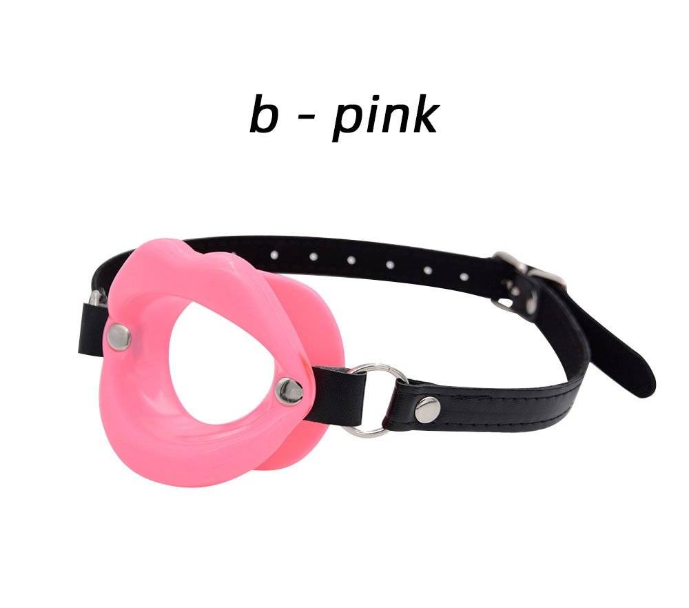 Belsiang sexo escravo silicone lábios o anel boca aberta mordaça fetiche oral bdsm bondage restrições brinquedo erótico sexo para casais