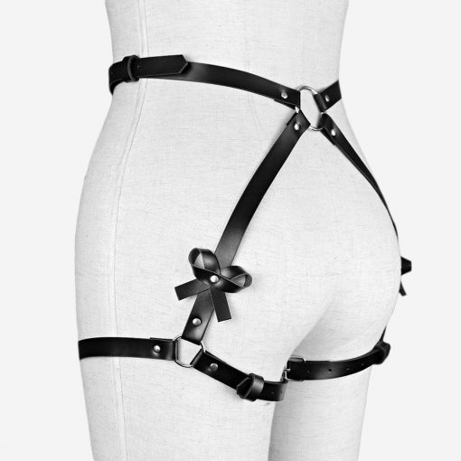 Conjunto De Cintas Para Bondage Com Pulseiras Harness – Quadris E Pulsos Vestuário BDSM
