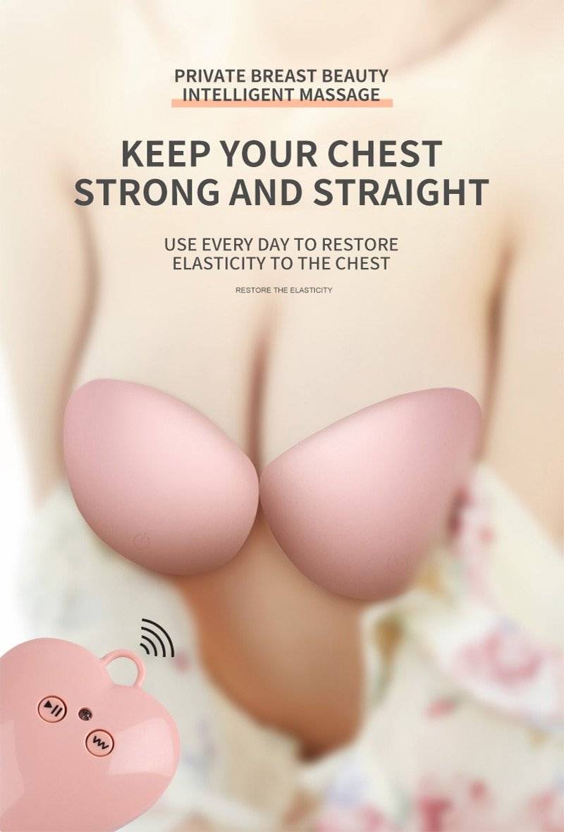 Feminino invisível wear peito prazer paixão masturbação silicone massageador elétrico almofada no peito diversão adulto produtos de sexo