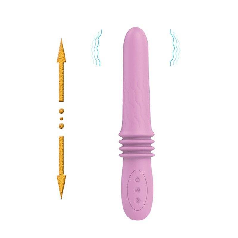 Muito amor 12 função 4 velocidade para cima e para baixo empurrando vibrador silicone vibrador ponto g clitóris recarregável massageador brinquedo do sexo feminino