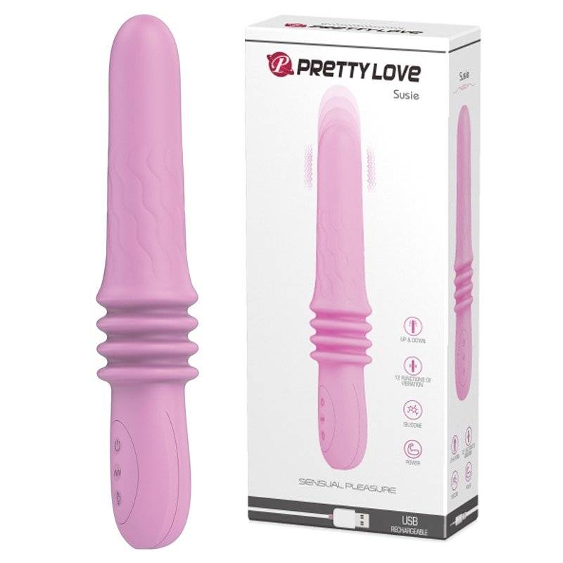 Muito amor 12 função 4 velocidade para cima e para baixo empurrando vibrador silicone vibrador ponto g clitóris recarregável massageador brinquedo do sexo feminino