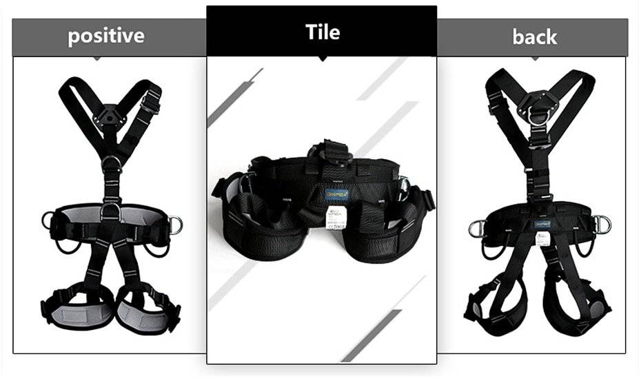 Xinda qualidade superior profissional arneses escalada alta altitude proteção cinto de segurança corpo inteiro anti queda engrenagem proteção