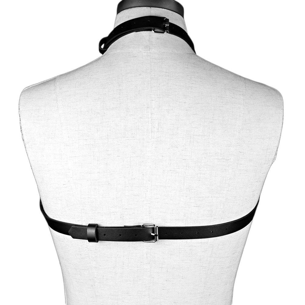 Uyee couro do plutônio prata link correntes cabresto colheita topos sexy mulheres bondage cintos regatas festa clube festival rave LB-221 lingerie sexys pornôs bustiers espartilhos meias harness feminino noiva cueca