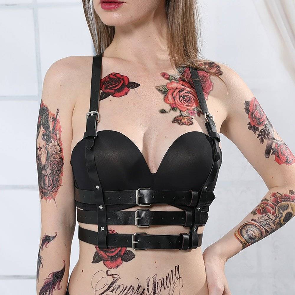 Sexy couro ligas cinto feminino lingerie preto arnês ajustável bondage corpo bdsm fetiche cosplay harajuku gótico espada cinto sexyshop acessorios eroticos sexo brinquedos eroticos