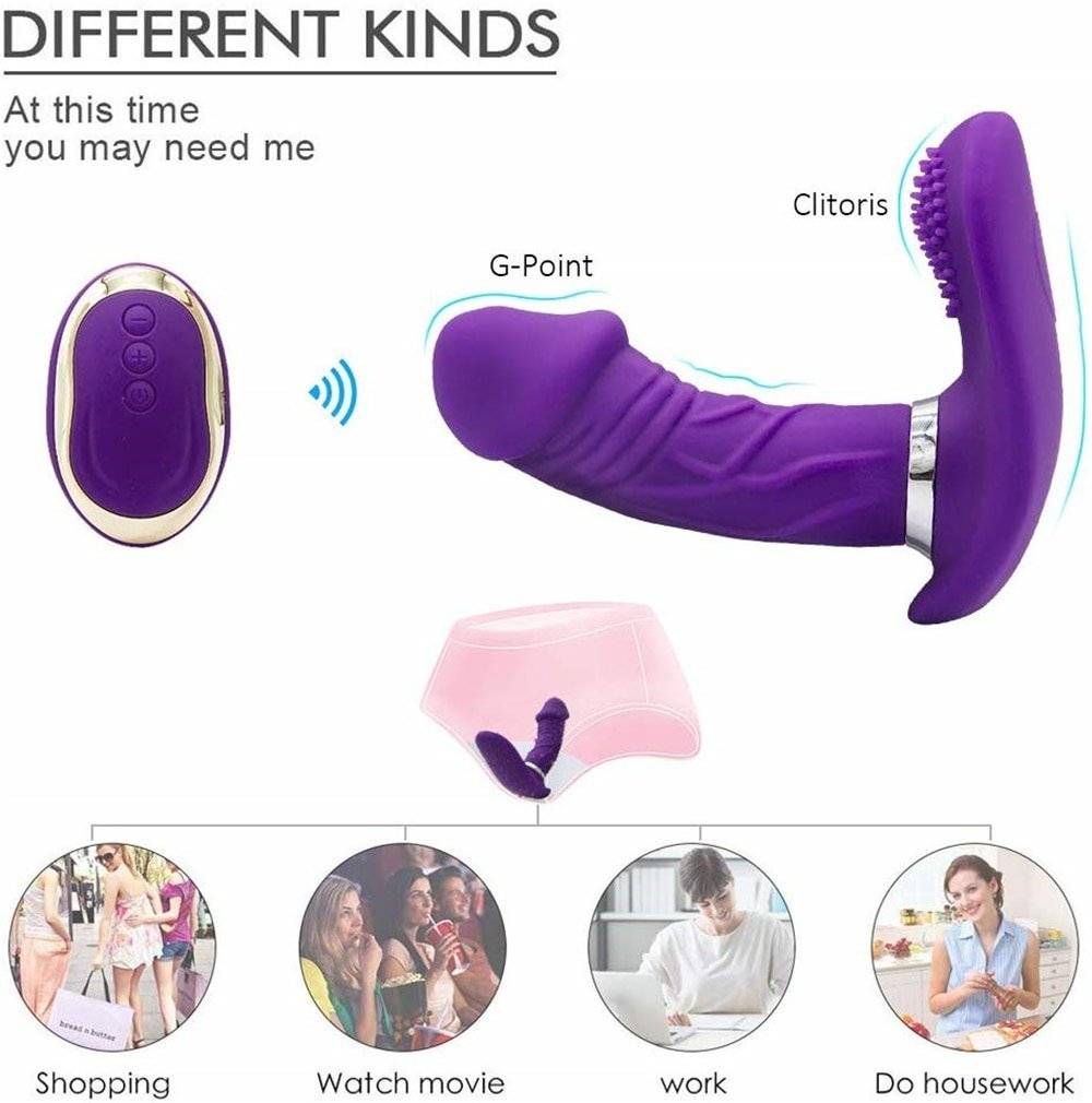 Vibrador para mulheres, brinquedos adultos estimulador de clitóris vibrador remoto borboleta vibrador poderoso para clitóris vibrador para adultos