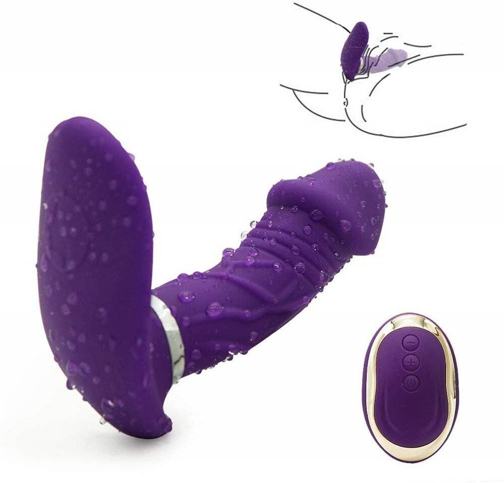 Vibrador para mulheres, brinquedos adultos estimulador de clitóris vibrador remoto borboleta vibrador poderoso para clitóris vibrador para adultos
