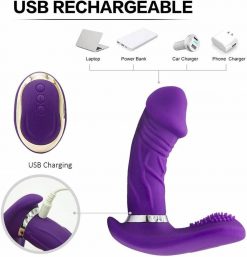 Vibrador Butterfly Dildo Massageador De Clitóris Wireless Vibradores