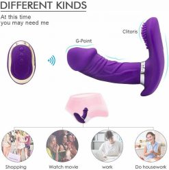 Vibrador Butterfly Dildo Massageador De Clitóris Wireless Vibradores