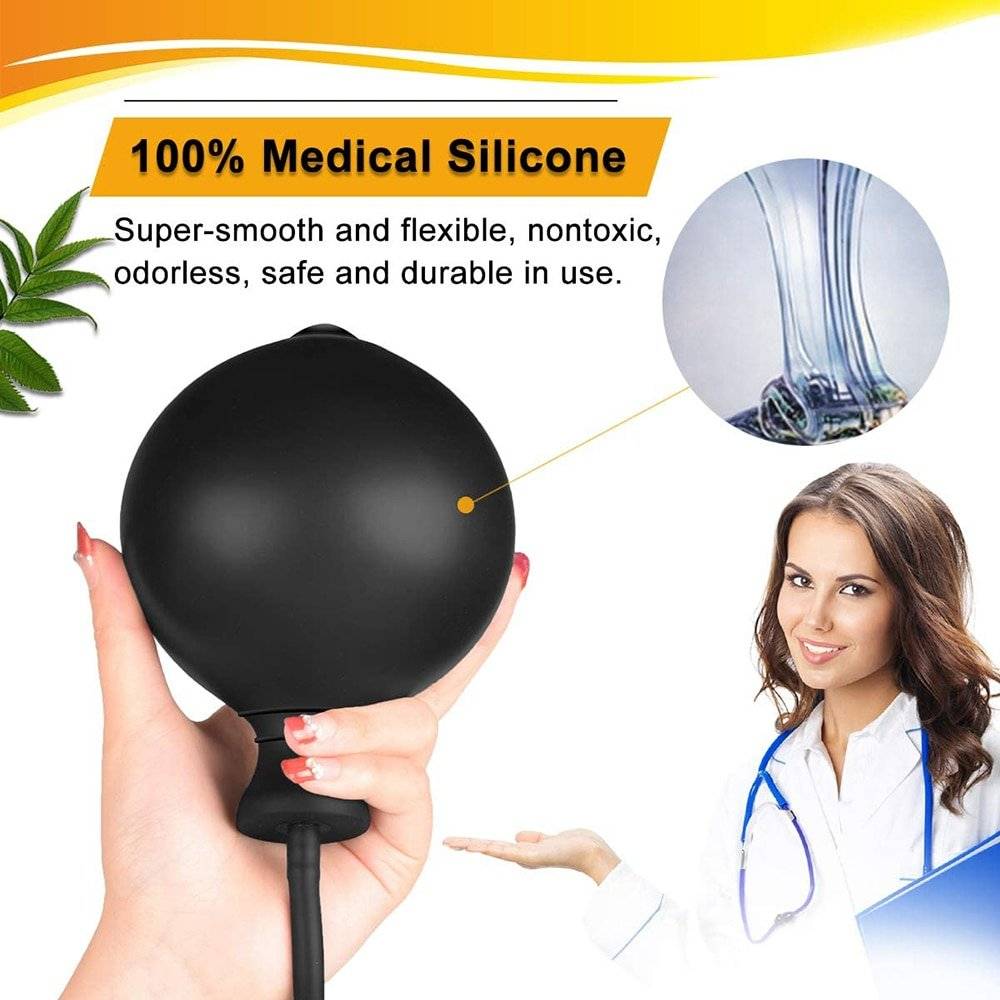 Inflável enorme anal butt plug rosca bola feminino vaginal anal dilatador expansível silicone massageador de próstata brinquedos sexuais