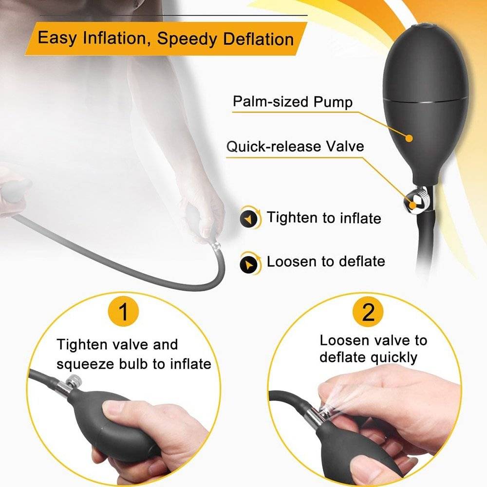 Inflável enorme anal butt plug rosca bola feminino vaginal anal dilatador expansível silicone massageador de próstata brinquedos sexuais