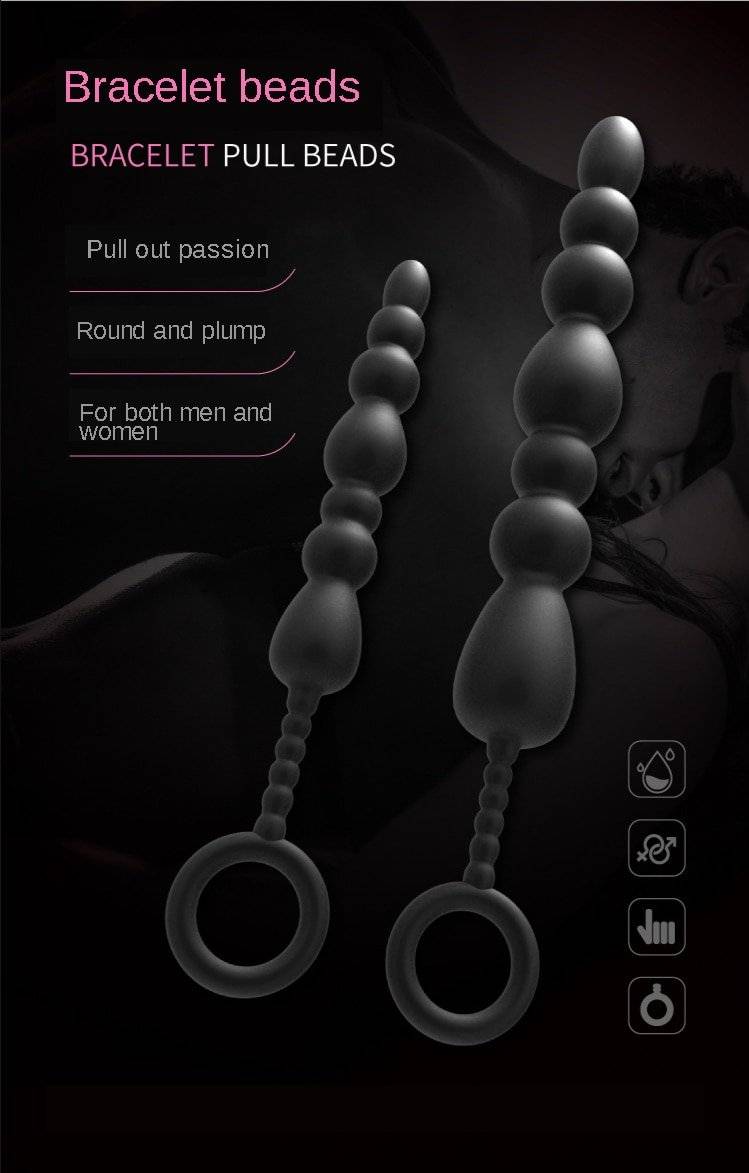 Plug Anal Pull Beads Bracelet Esferas Estimulador Múltiplo