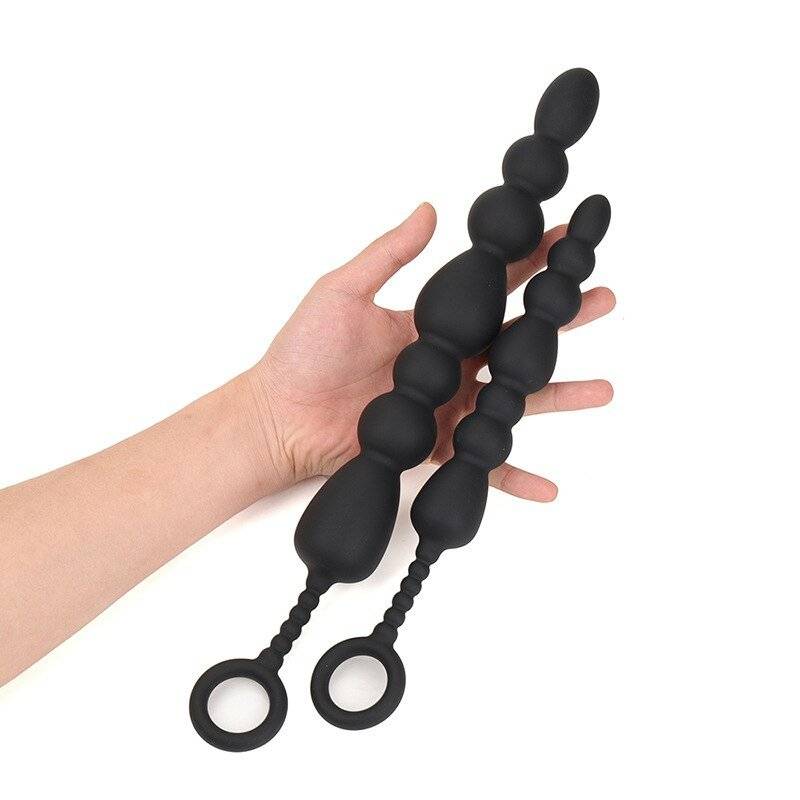Plug Anal Pull Beads Bracelet Esferas Estimulador Múltiplo Inserção Plug anal