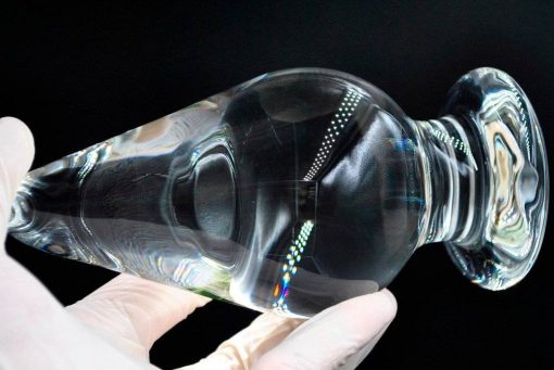 Plug de Vidro Grande Buttplug Glass Sex Toy Anal Inserção Plug anal