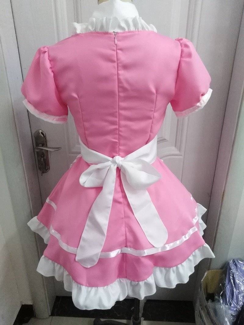 Roupa de empregada feminina doce gothic lolita vestidos anime K-ON! Cosplay traje avental vestido uniformes mais tamanho trajes de halloween