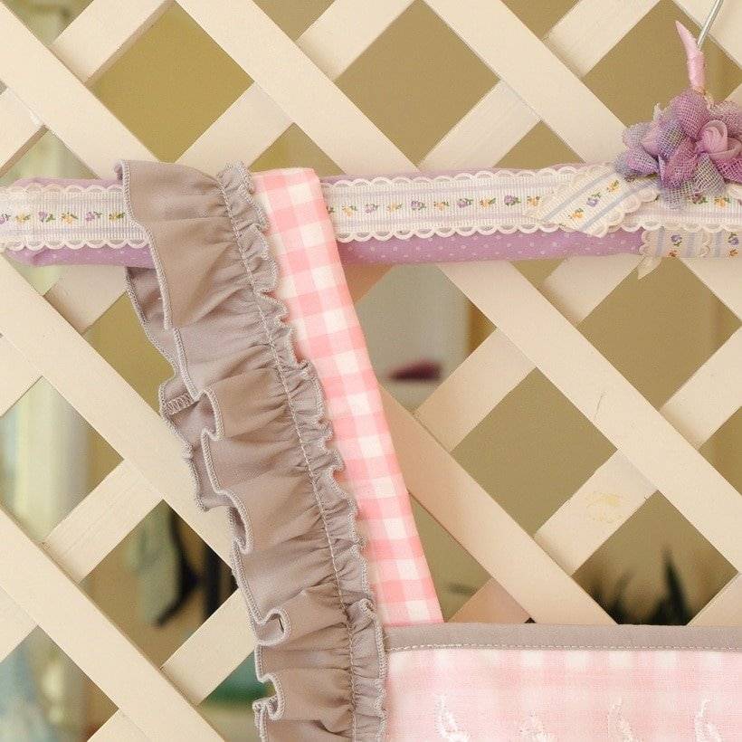 Avental de Cozinha Xadrez com Babados Sexy Princess Sissy Maid Cosplay