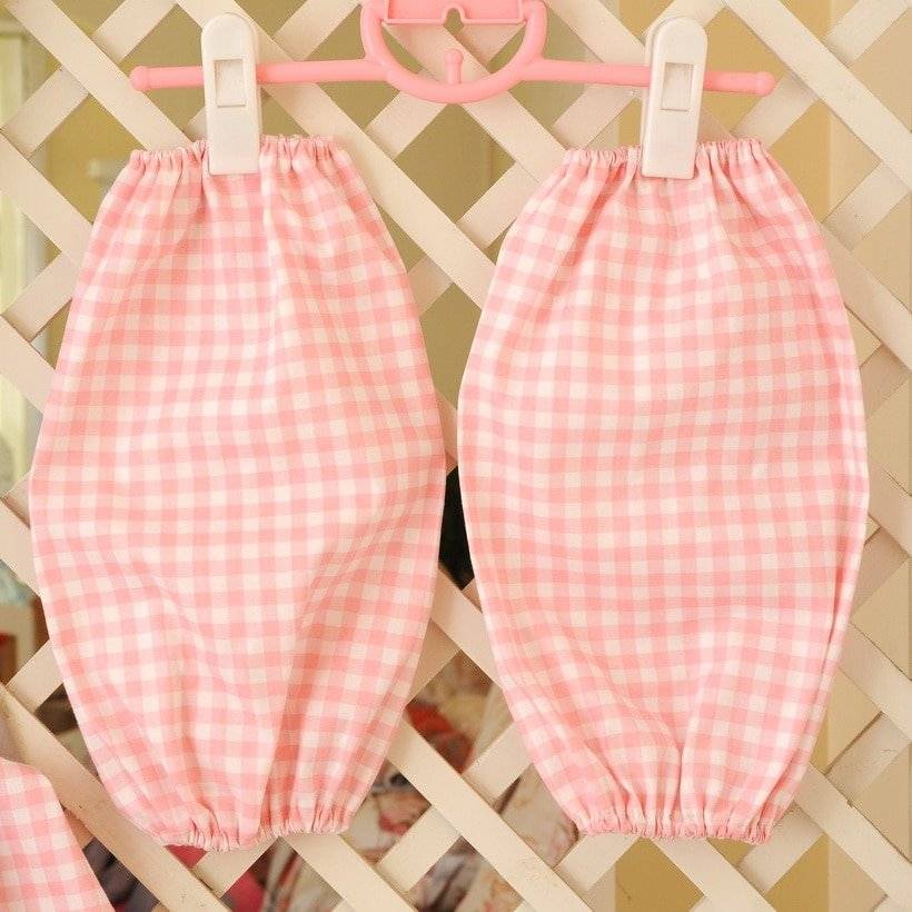 Avental de Cozinha Xadrez com Babados Sexy Princess Sissy Maid Cosplay