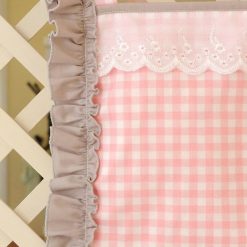 Avental de Cozinha Xadrez com Babados Sexy Princess Sissy Maid Cosplay Vestuário