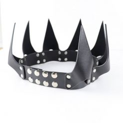 Coroa de Couro Queen Leather Mistress Vestuário