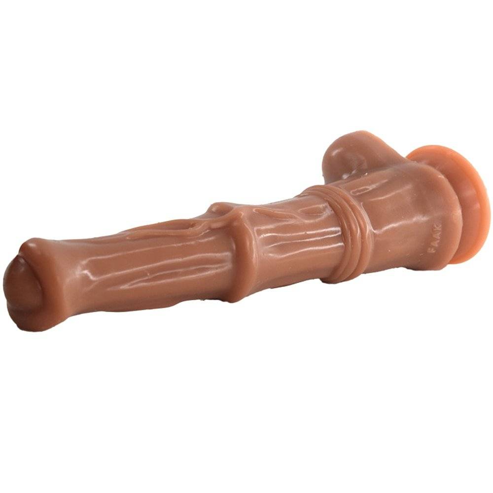 Dildo Horse Power Flesh Silicone Líquido Phallus Butt Plug Animal Cavalo