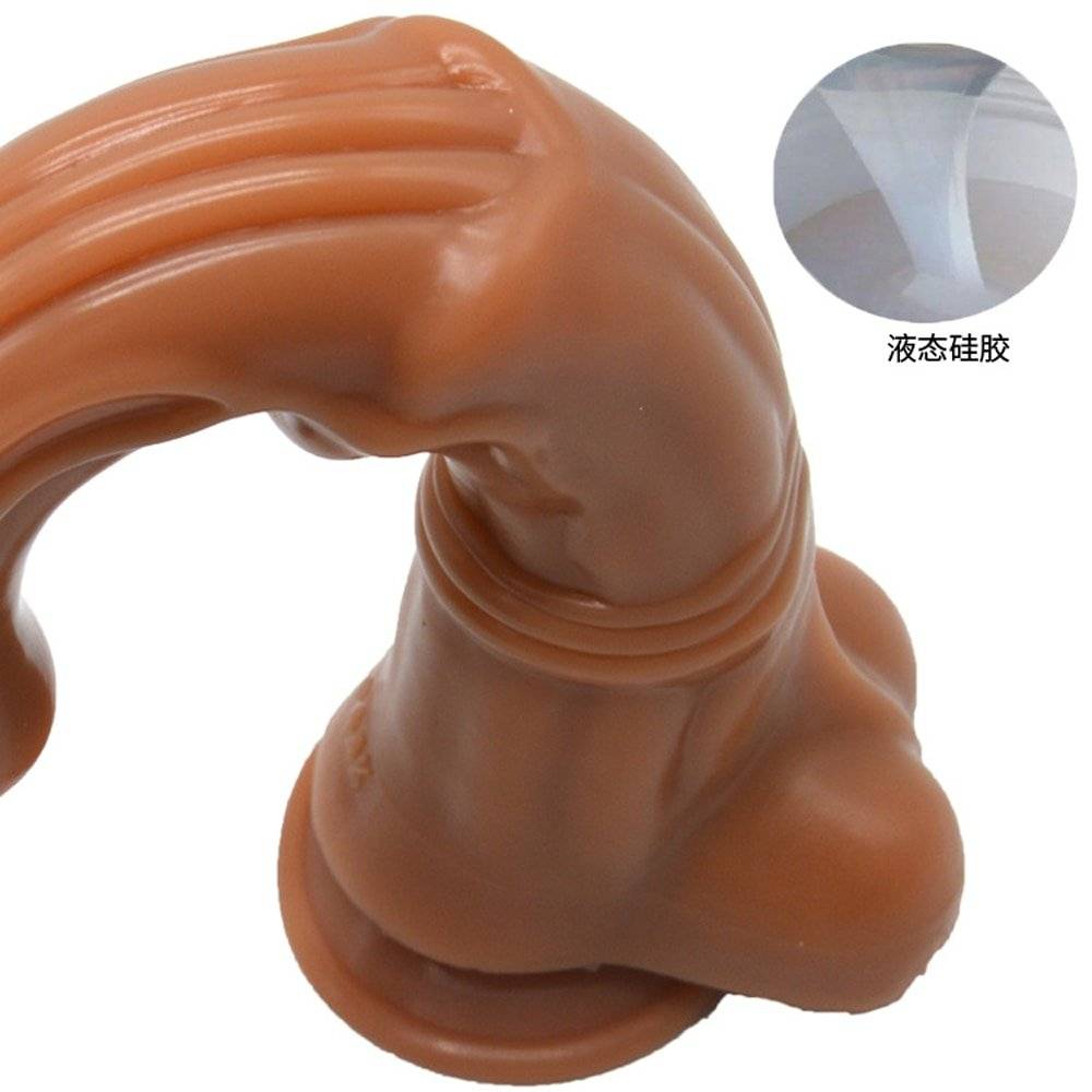 Dildo Horse Power Flesh Silicone Líquido Phallus Butt Plug Animal Cavalo