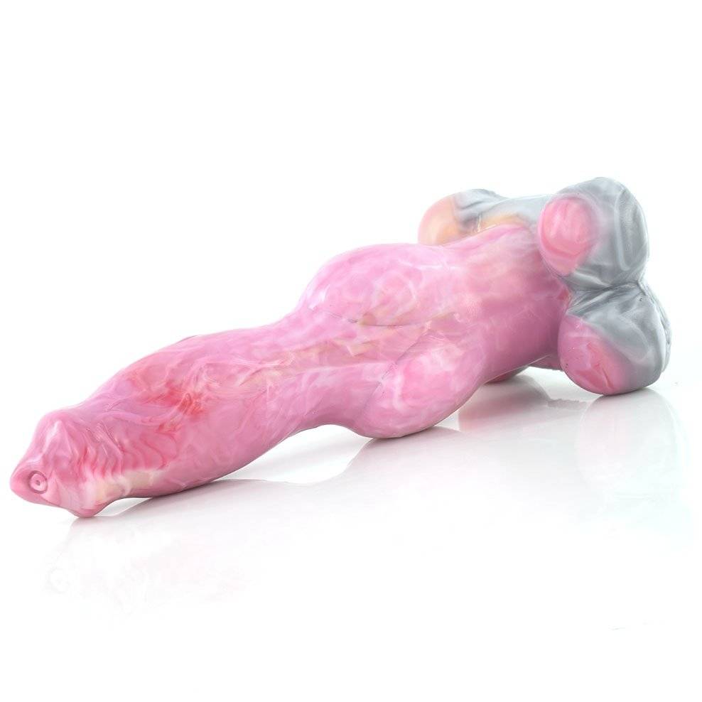 Faak animal cão pênis nó ejaculação realista esguicho dildo otário silicone anal plug brinquedos sexuais para mulher masturbador