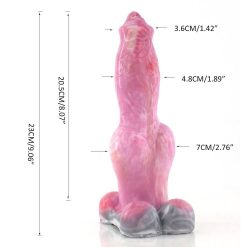 Faak animal cão pênis nó ejaculação realista esguicho dildo otário silicone anal plug brinquedos sexuais para mulher masturbador Inserção